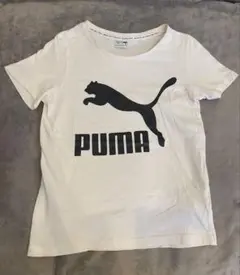 PUMA ホワイト Tシャツ　130