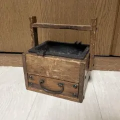 木製 煙草盆 灰皿 抽斗付き 昭和レトロ - メルカリ