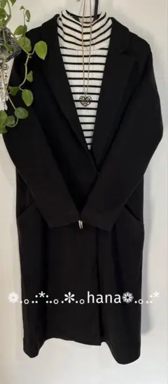 ❁ GU ブラックロングコート ❁