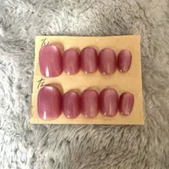 ネイルチップ ☆マグネットネイル うるうるジェルネイル☆ベリーショート現品のみのサムネイル