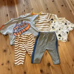 こども服　80cm　男の子　5点　トップス　半袖　夏　ボトムス　ユニクロ