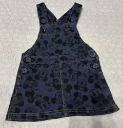 ミニーちゃん　ジャンパースカート　80