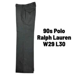 90s Polo Ralph Lauren スラックス グレー 薄手のサムネイル