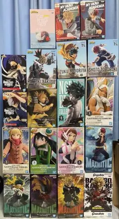 僕のヒーローアカデミア　プライズフィギュア　19点　一番くじ下位賞付き