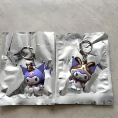 【新品】クロミ うさっびー 立体ラバーキーホルダー サンリオ 宇佐美 2個セットのサムネイル