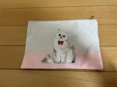 猫イラスト ポーチ 新品、未使用