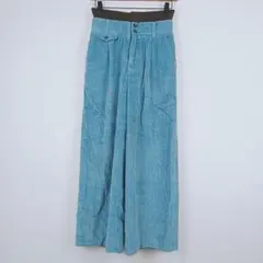 【秋冬物処分】リリーブラウンのコーデュロイワイドパンツ　ウエスト52