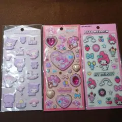 【正規品】サンリオ　マイメロディ シール３点セット