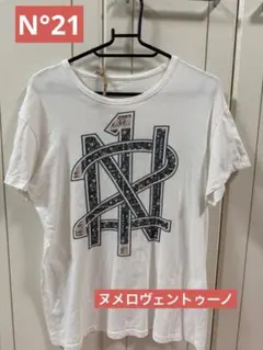 N°21 ヌメロヴェントゥーノ Tシャツ ロゴ カットソー　ホワイト半袖Tシャツのサムネイル