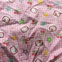 ハローキティ 平成キティ　平成レトロ　はぎれ　さくらんぼキティ