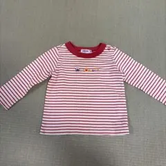 【最終値下げ】MIKIHOUSE ミキハウス ボーダー 長袖 Tシャツ 80