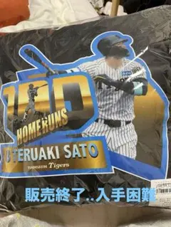 ギゴ限定 佐藤輝明 サイン付き ビーズクッション サトテル - メルカリ