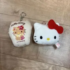 ハローキティ チェーン付きぬいぐるみ 2体セット