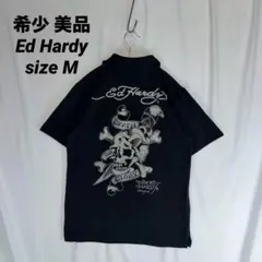 Ed Hardy ポロシャツ スカル ラインストーン Y2K お兄系 - メルカリ