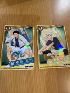 ハイキュー!! きゃらくたぶるカードグミvol.3 木兎光太郎　赤葦京治　レア