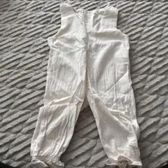 cottoli しまむらバースデイホワイトオーバーオール サイズ95