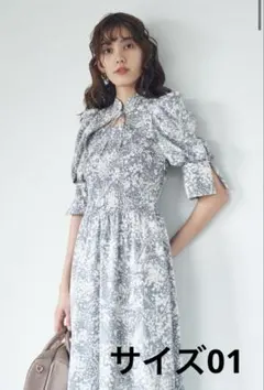 SNIDEL デコルテオープンワンピース　1