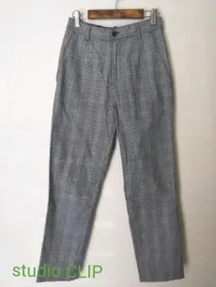 studio CLIP チェックパンツ