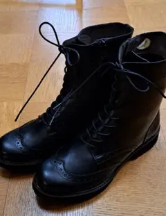 レディース　レースアップブーツ