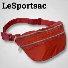 未使用級美品 LeSportsac レスポートサック ボディバッグ オレンジ