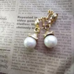 ゴールド フックイヤリング