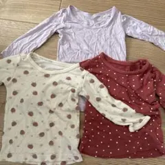 futafuta+ヒートテック　ベビー肌着 80cm 3枚セット