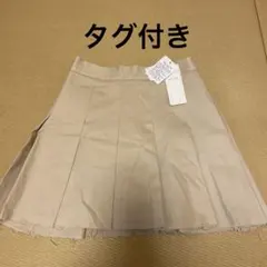 レトロガール　プリーツスコート　ベージュ