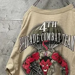 USARMY 4th Brigade CombatTam ミリタリー Tシャツ