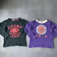 DOUBLE.B 長袖カットソー 120サイズ 2枚セット
