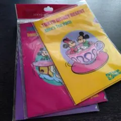 【お値下げ中】東京ディズニーリゾート クリアファイル 3枚セット