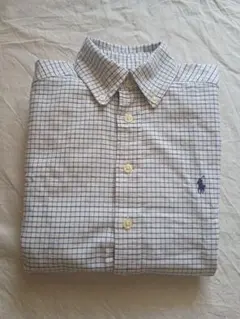 ポロ・ラルフ・ローレン チェック柄　オックスフォードシャツ サイズ８