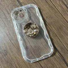クリア マーブルデザイン iPhone13ケース