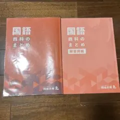 【新品】四科のまとめ　国語　2025年購入　四谷大塚