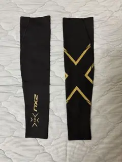 2XU アームカバー XXS ブラック/ゴールド