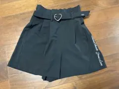ジェニィラブ　jenni love ショートパンツ　キュロット160 黒