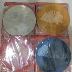 ワンピース　一番くじ　新たな夜明け　E賞　ラウンドプレート　全４種　コンプリート