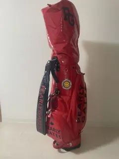 極美品 パーリーゲイツ キャディバッグ ポーチ取外し可 ネイビー 濃紺