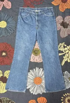 【色残り良好】80s Levis 646フレアデニムパンツ表記W36L32 8番