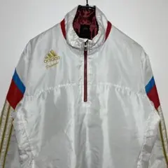 adidas アディダス　ナイロンジャケット　サイズL マルチカラー　希少　古着