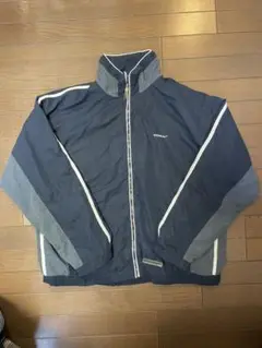 ナイロンジャケット　古着　　ネイビー