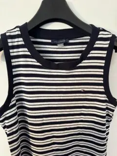 TOMMYボーダー柄ノースリーブワンピース値下げ交渉可