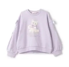 MEZZO PIANO ぬいぐるみレースアップトレーナー