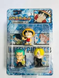 ワンピース　バラエティセット　ヘッドヒーローズ　ルフィ&ゾロ&サンジ