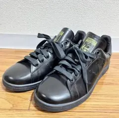 adidas アディダス　スタンスミス　スニーカー 黒　74934　ガラスレザー