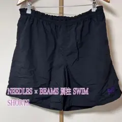 レア　廃盤　NEEDLES × BEAMS 別注 SWIM SHORT M 黒のサムネイル
