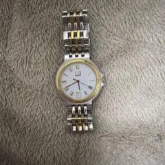 dunhill アナログ時計 シルバー/ゴールド