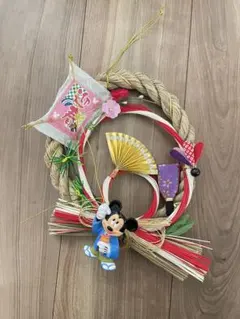 非売品！ディズニー⭐︎ミッキーマウス⭐︎しめ縄飾り⭐︎お正月