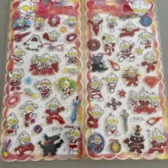 17:ウルトラマン ぷっくりシール２枚