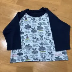 ミッキーマウス パジャマセット 100cm ディズニー パジャマ 上下 長袖