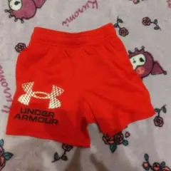UNDER ARMOUR 赤 ハーフパンツ XS